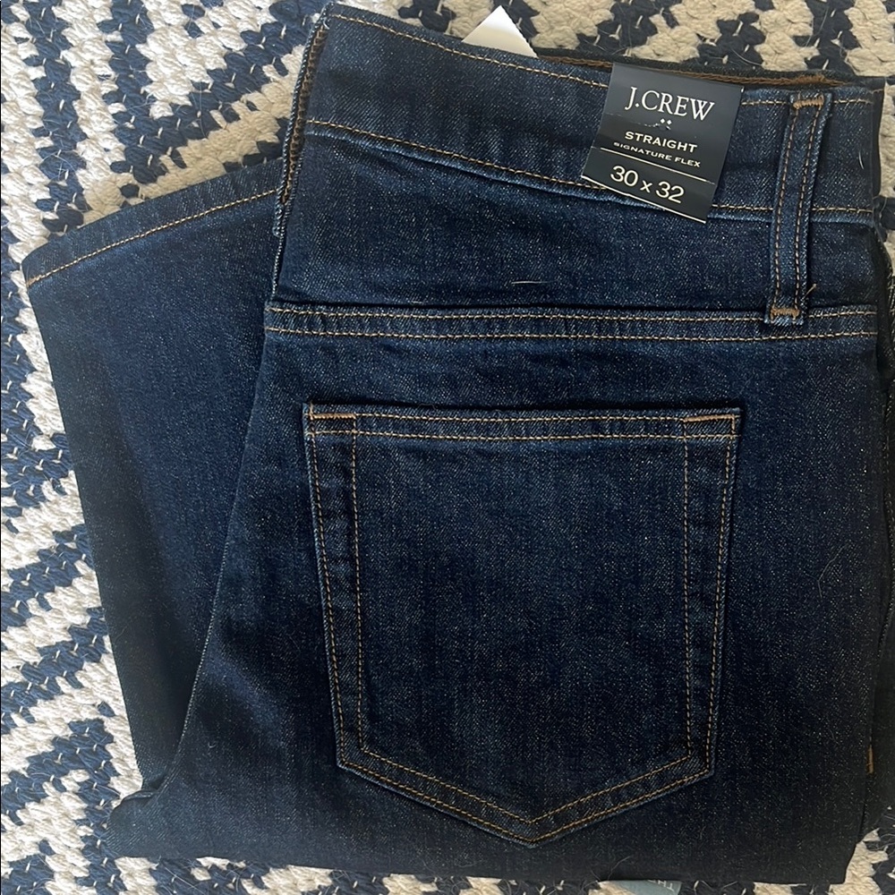 J.Crew Straight Fit Jeans - Dark Wash